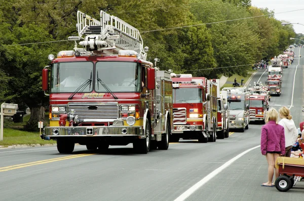 Desfile de camiones de bomberos 8 —  Fotos de Stock