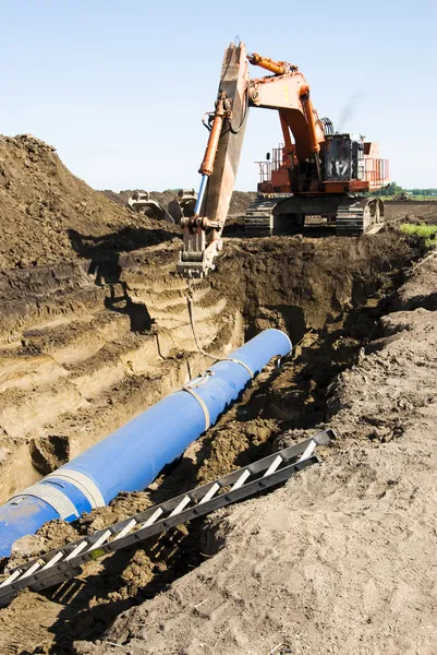 Construction de pipelines — Photo