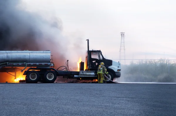 Truck Fire 1 — Stock Photo, Image
