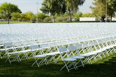 Folding Chairs 1 clipart