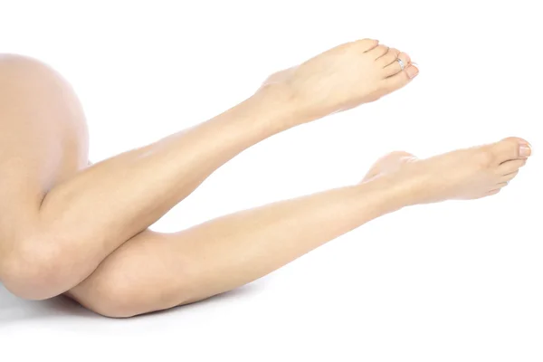 Piękna kobieta nogi i stopy — Zdjęcie stockowe