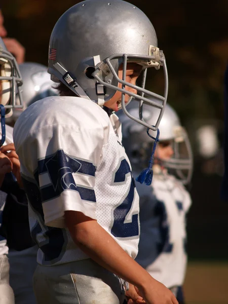 Jonge american football speler — Stockfoto