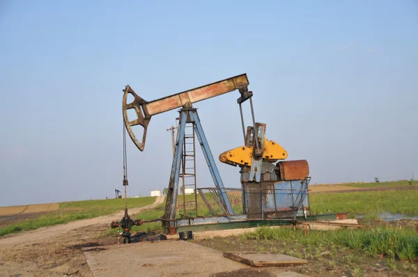 Unidade de extracção de petróleo — Fotografia de Stock
