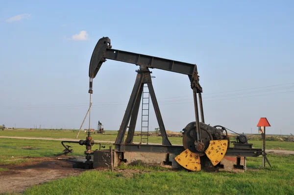 Unidade de extracção de petróleo — Fotografia de Stock