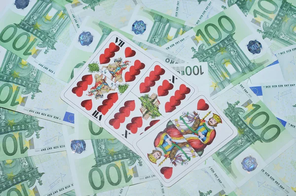 Glücksspielkarten — Stockfoto