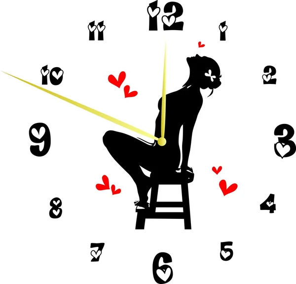Love time — Stock Vector