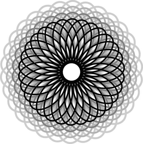 Composição abstrata do circl ornamental — Fotografia de Stock