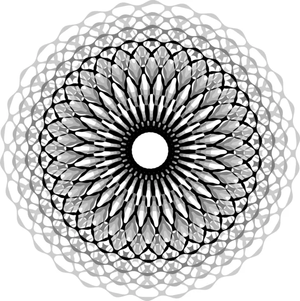Абстрактна композиція декоративного кола — стоковий вектор