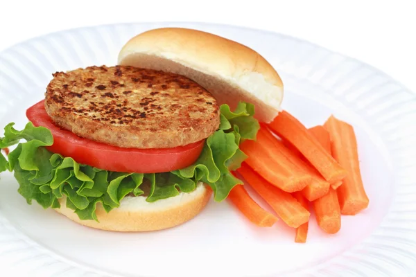 完全菜食主義のハンバーガー — ストック写真