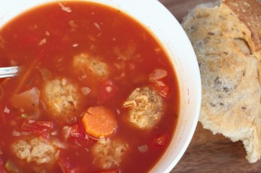 Meatball Soup clipart