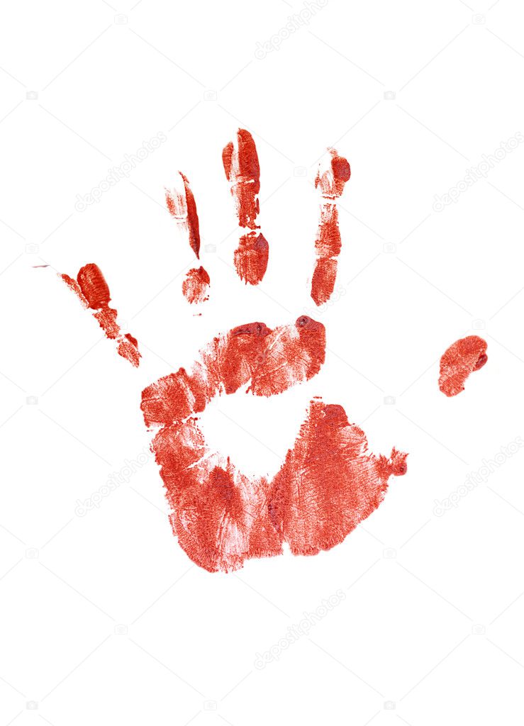 Bloody Handprint