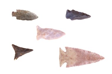 Native American Arrowheads clipart