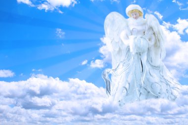 Angel in Sky clipart