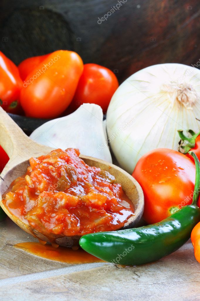 Salsa and Ingredients