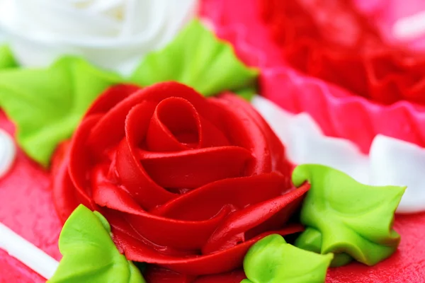 stock image Rose Detail Cake Icing