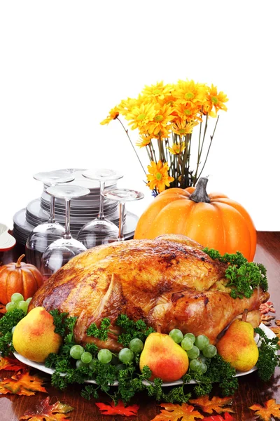 Festlig thanksgiving middag — Stockfoto