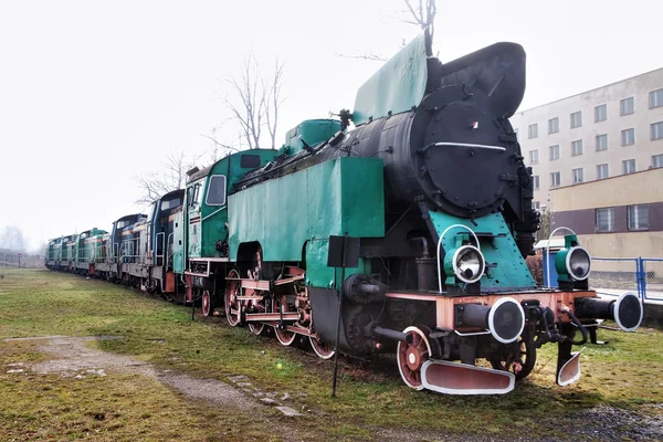 緑色の電車 — ストック写真