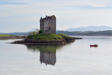 Stalker Castle on Loch Linnhe clipart