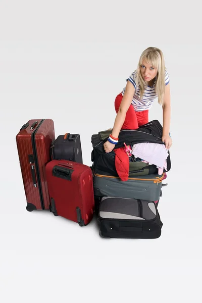 Excessive luggage — Stock Photo, Image