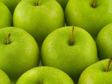 Green apples clipart