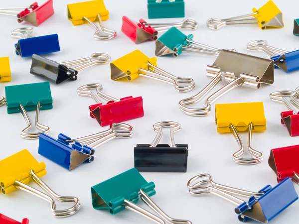 stock image Multi-Colored Binder Clips