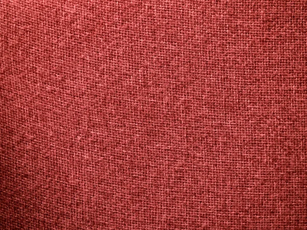 黄麻布の赤い布のテクスチャの背景 — ストック写真