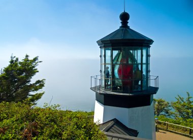 Cape meares feneri oregon kıyılarında