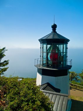 Cape meares feneri oregon kıyılarında