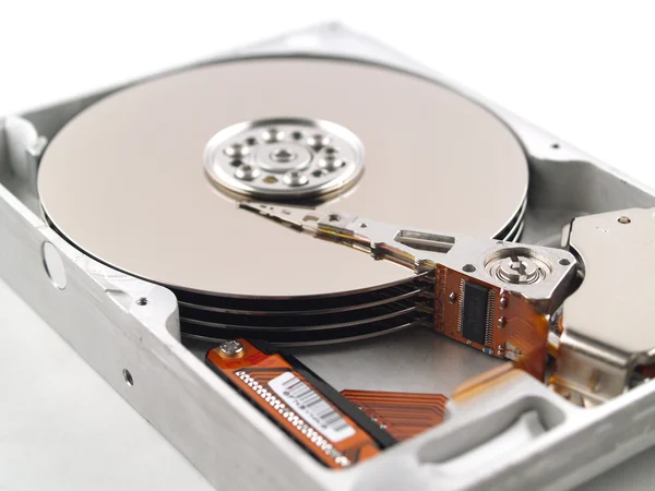 stock image Internal Hard Drive with the Case Opened