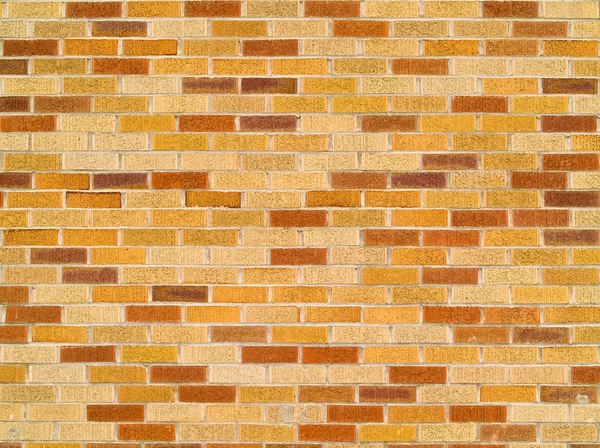 Orange, Red, and Tan Brick Wall Background — Stock Photo, Image