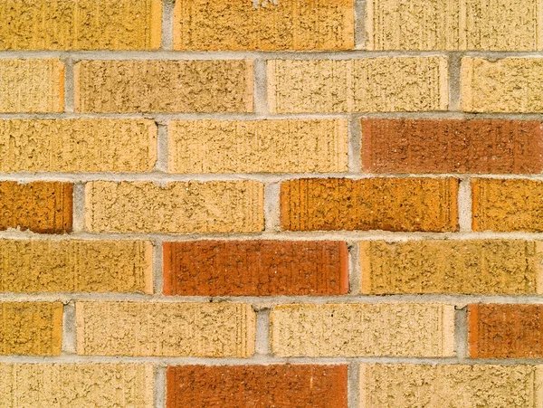 Orange, Rouge et Tan Brick Wall Arrière-plan — Photo