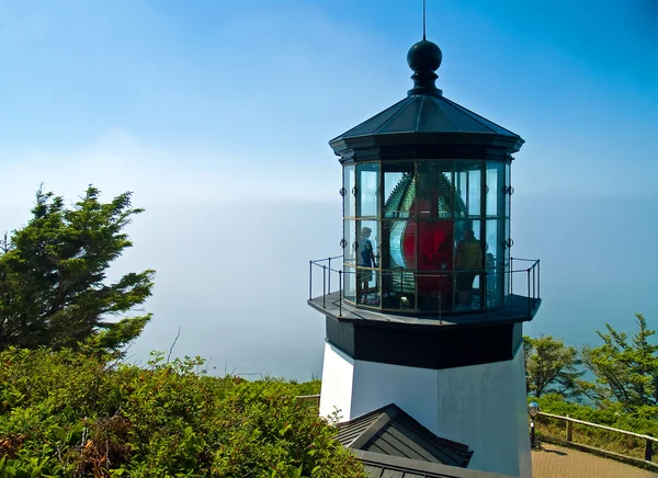Cape Meares Lighthouse on the Oregon Coast — Stock Photo, Image