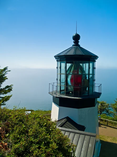 Przylądek meares latarni na wybrzeżu Oregonu — Zdjęcie stockowe