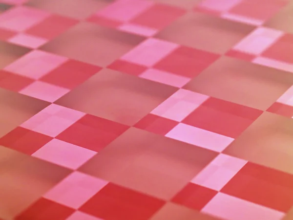 Frosted Glass Checkerboard in Red — Stock Photo, Image