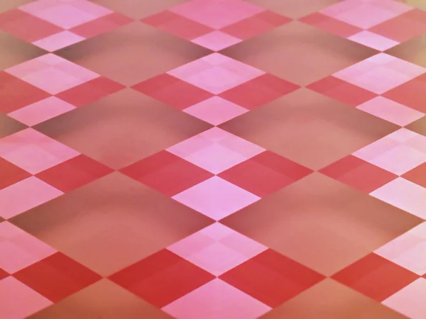 Checkerboard de vidrio esmerilado en rojo — Foto de Stock