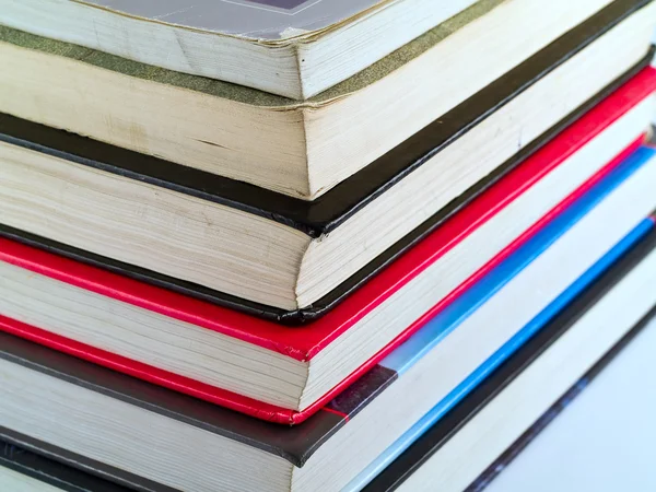 Stack of Old Textbooks — Stock Photo, Image