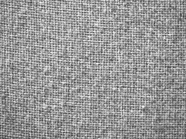 黄麻布の灰色の布のテクスチャ背景 — ストック写真