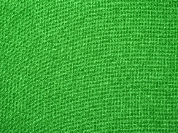 Çuval bezi yeşil kumaş dokusu arka plan — Stok fotoğraf