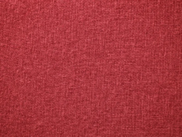 Säckväv rött tyg textur bakgrund — Stockfoto