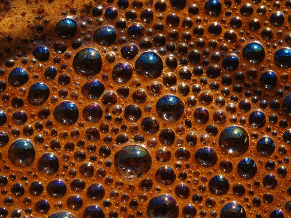 咖啡泡沫泡沫 — 图库照片