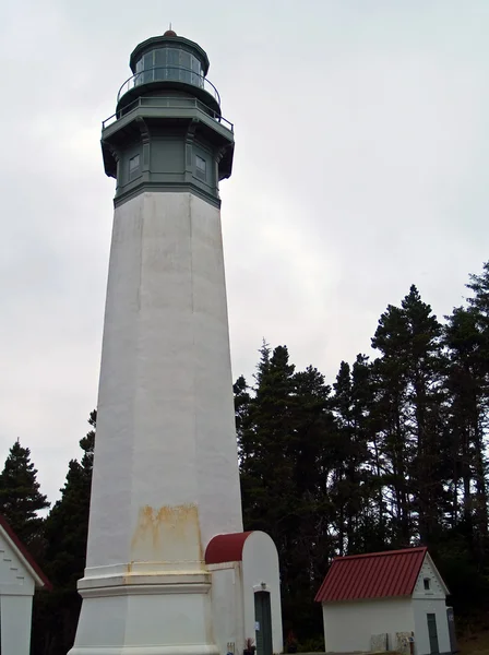 Вестпортский маяк в Вестпорте Вашингтон — стоковое фото