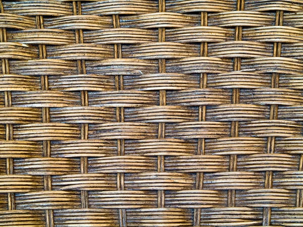 編まれた枝編み細工品または椅子用のテクスチャに対する背景 — ストック写真