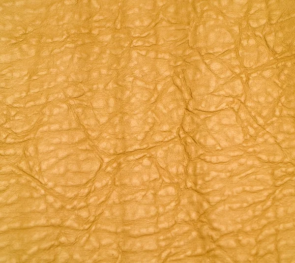 Fundo de couro textura quente amarelo alaranjado co — Fotografia de Stock