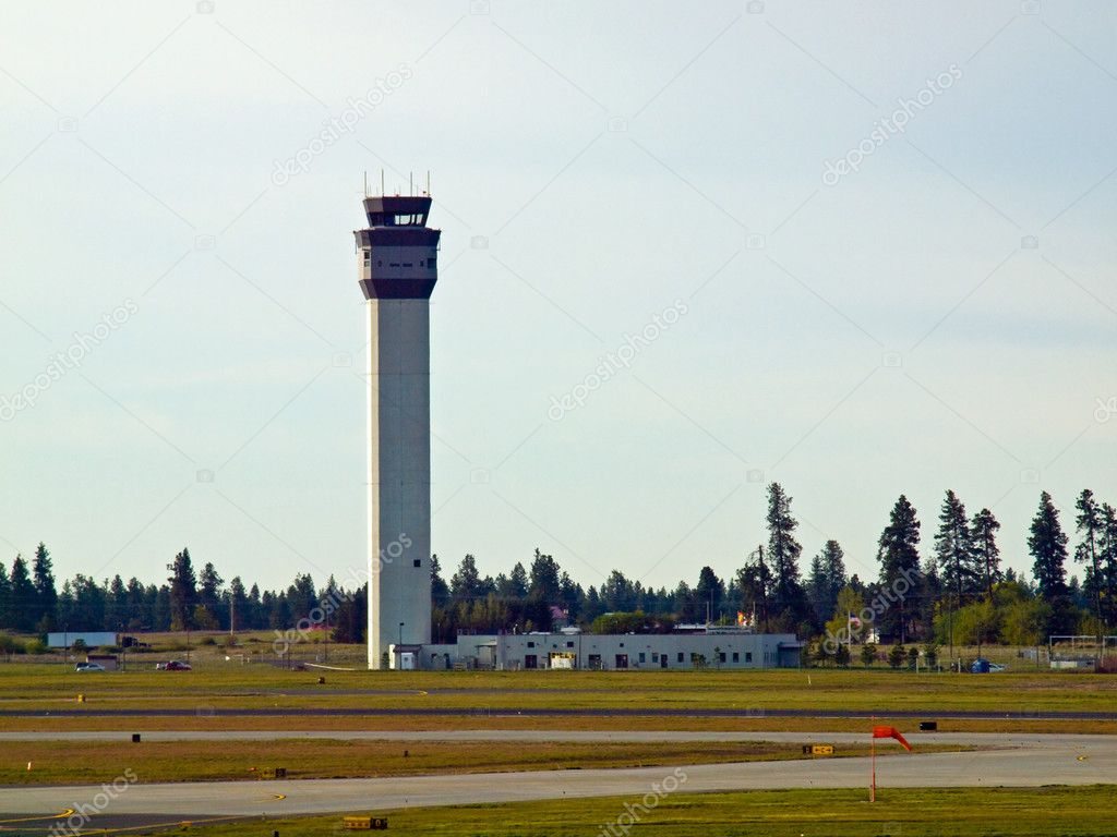 The Air Traffic Control Tower of a Modern Airpor