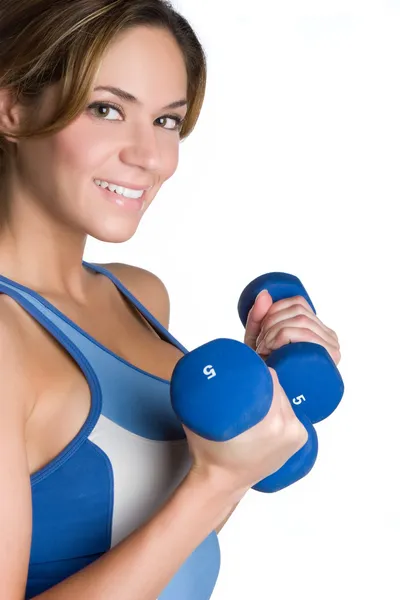Gelukkig fitness meisje — Stockfoto