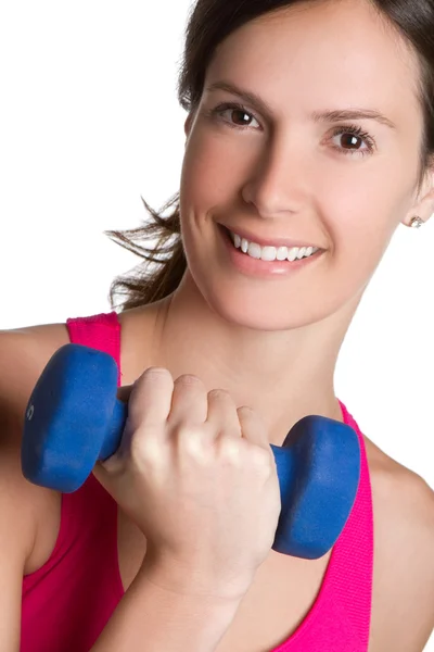 Kvinnlig träning — Stockfoto