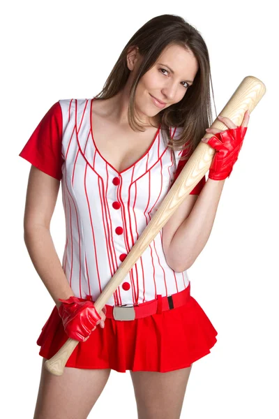 Sexy honkbal meisje — Stockfoto