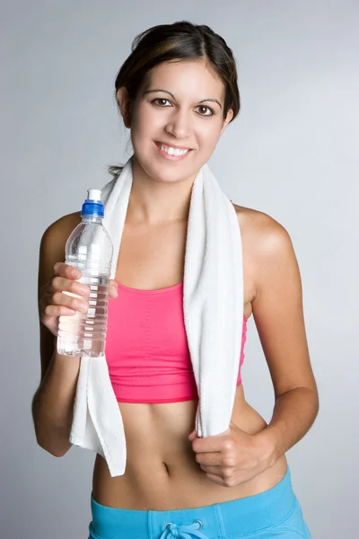 Fitness Woman Water — Stock Photo, Image