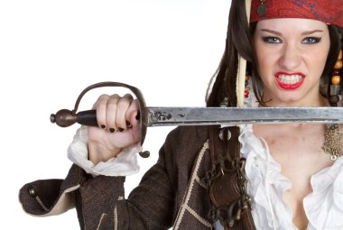 Female Pirate clipart