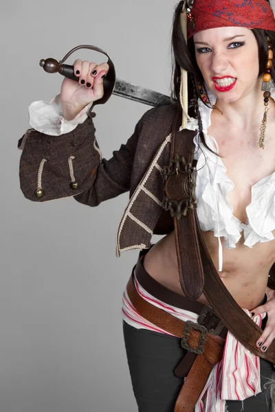 Sexy Piratin — Stockfoto